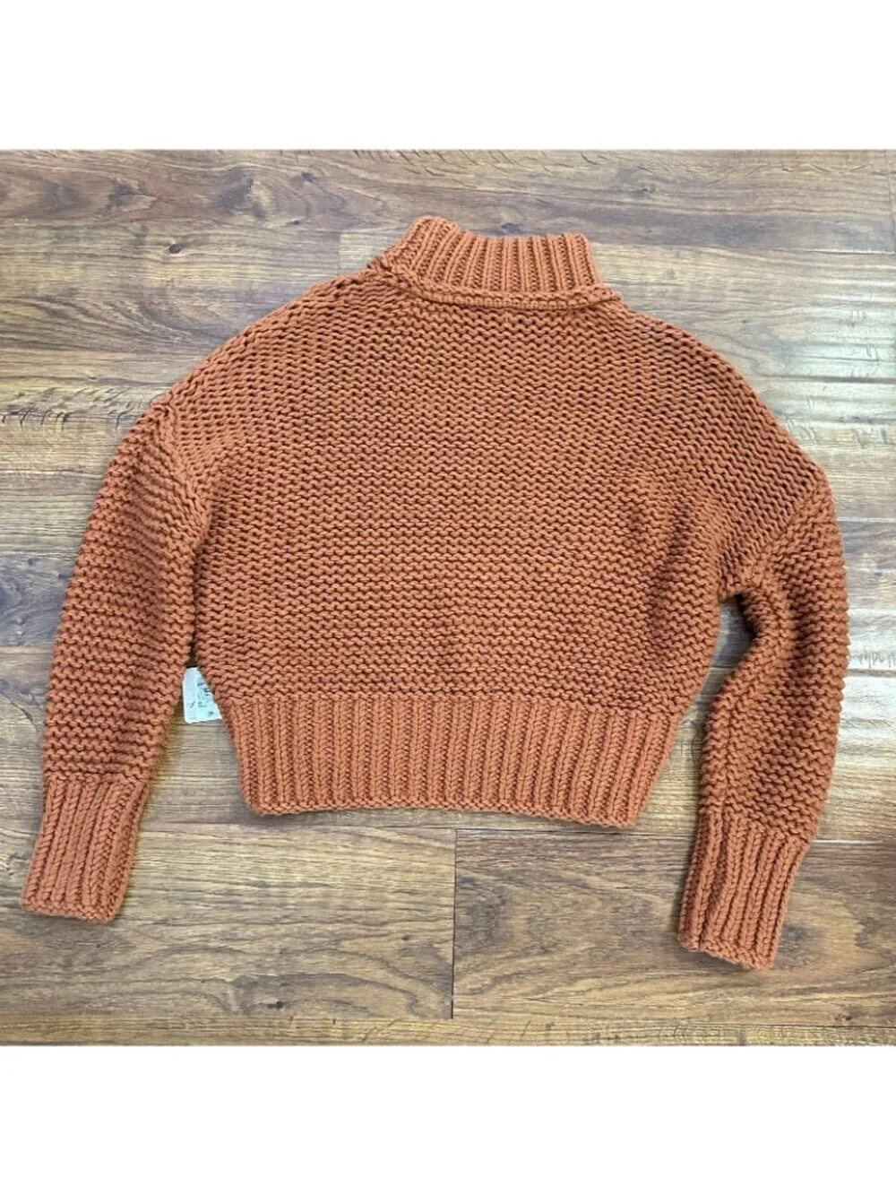 NWT Free People My Only Sunshine Cowl Neck Sweater in Tuscan Earth